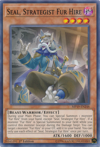 Seal, Strategist Fur Hire [MP19-EN248] Common