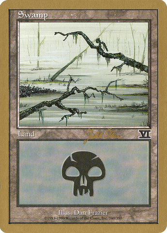 Swamp (js340b) (Jakub Slemr) [World Championship Decks 1999]