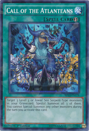 Call of the Atlanteans [BP03-EN178] Shatterfoil Rare