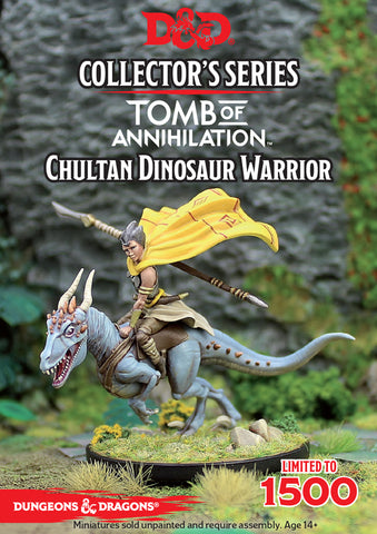 D&D Collectors Series Tomb of Annihilation Chultan Dinosaur Warrior (Limited Edition)