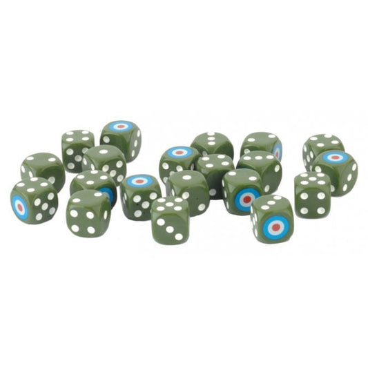 Flames of War British Late War Dice Set (x20)