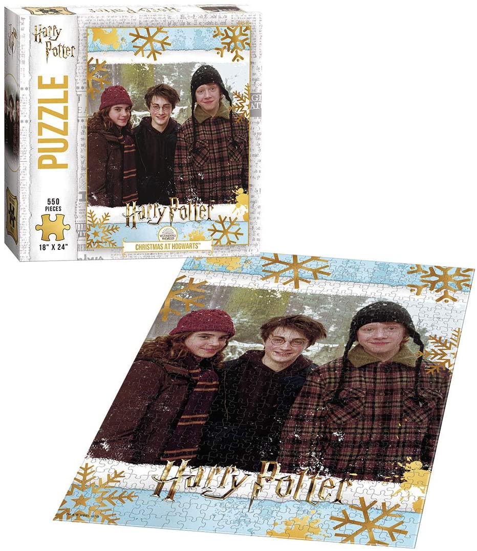 Harry Potter Christmas at Hogwarts 550 Piece Puzzle