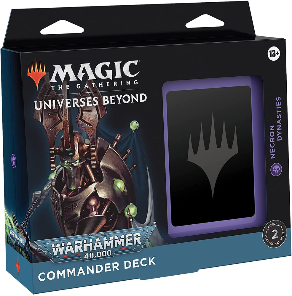 Magic The Gathering Universes Beyond: Warhammer 40,000 Commander Deck – Necron Dynasties