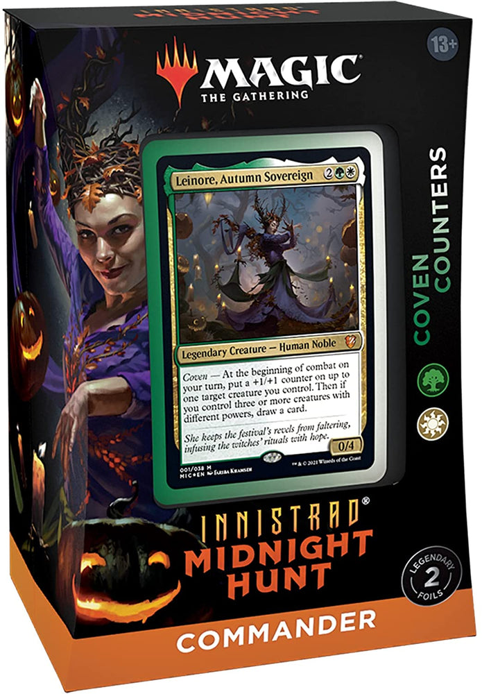 Magic: The Gathering Innistrad: Midnight Hunt Commander Deck Coven Counters