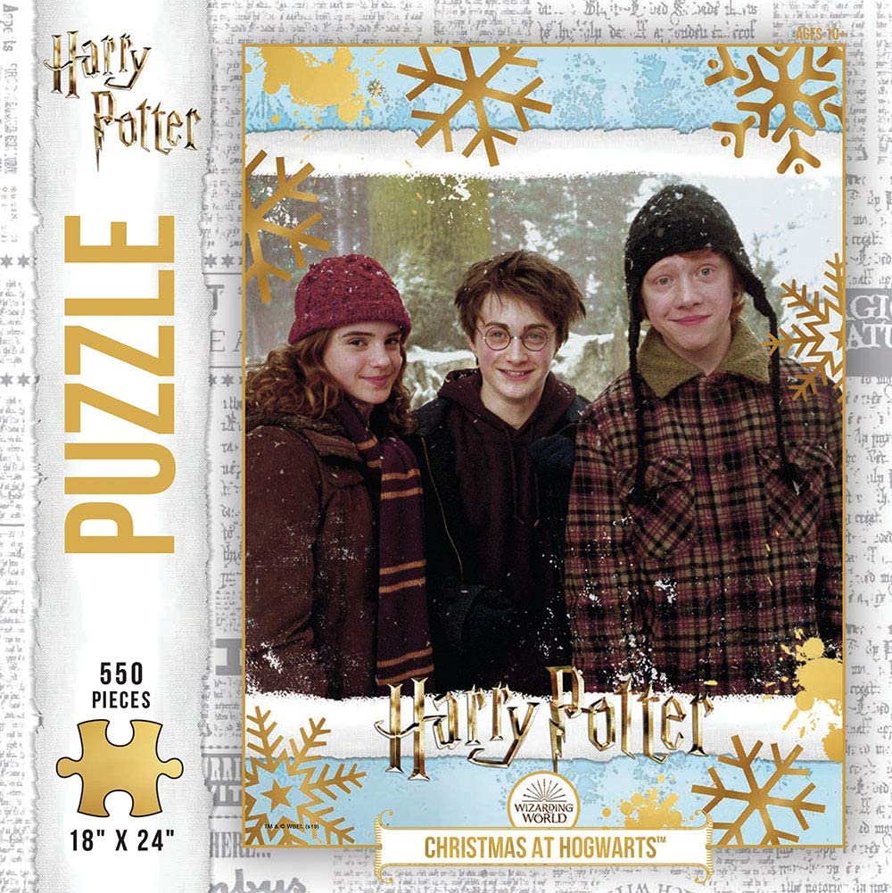Harry Potter Christmas at Hogwarts 550 Piece Puzzle