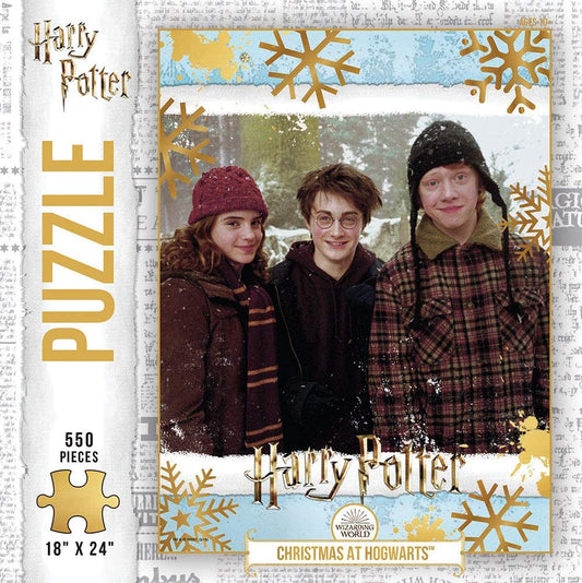 Harry Potter Christmas at Hogwarts 550 Piece Puzzle