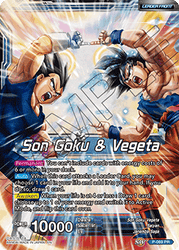 Son Goku & Vegeta // Miracle Strike Gogeta (P-069) [Mythic Booster]