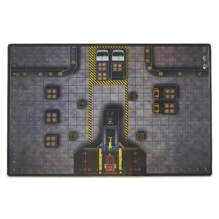 Warehouse Premium Map - HeroClix - WizKids RPG
