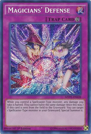 Magicians' Defense [MVP1-ENS28] Secret Rare