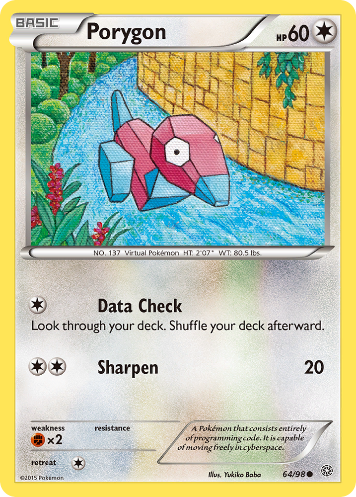 Porygon (64/98) [XY: Ancient Origins]