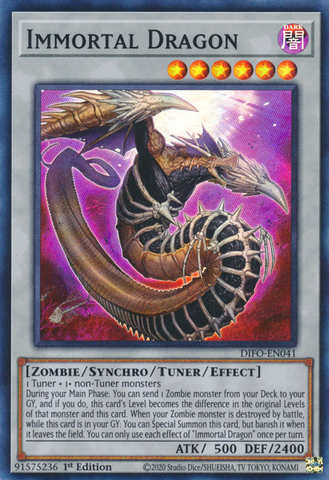 Immortal Dragon [DIFO-EN041] Super Rare