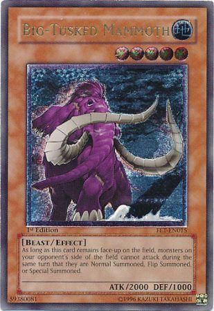 Big-Tusked Mammoth [FET-EN015] Ultimate Rare