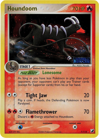 Houndoom (7/115) (Stamped) [EX: Unseen Forces]