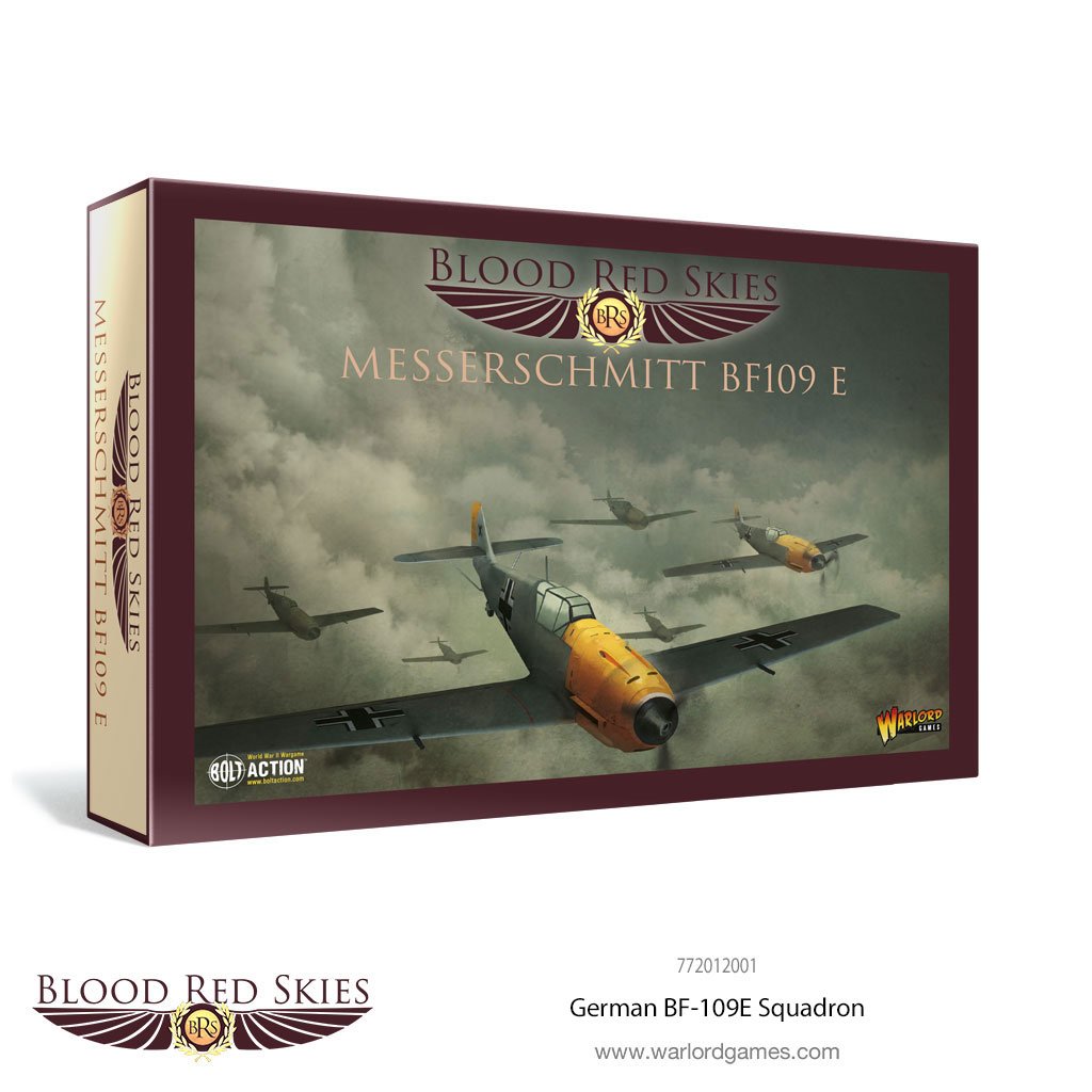 German BF-109 6 Plane Squadron - Blood Red Skies