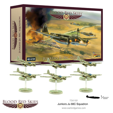 Junkers Ju 88C squadron - Blood Red Skies