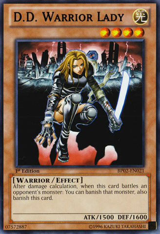 D.D. Warrior Lady [BP02-EN021] Rare