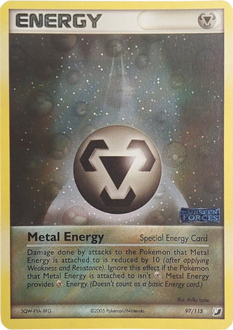 Metal Energy (97/115) (Stamped) [EX: Unseen Forces]