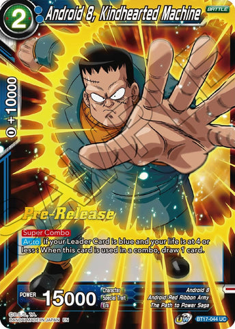 Android 8, Kindhearted Machine (BT17-044) [Ultimate Squad Prerelease Promos]