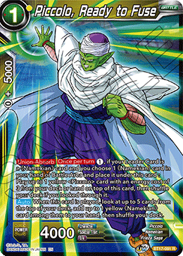 Piccolo, Ready to Fuse (BT17-091) [Ultimate Squad]