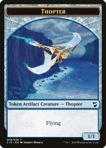Myr (007) // Thopter (008) Double-Sided Token [Commander 2018 Tokens]