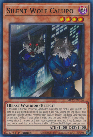 Silent Wolf Calupo [MP23-EN184] Super Rare