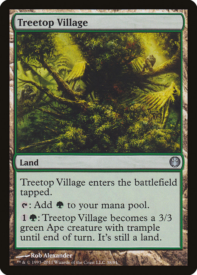 Treetop Village [Duel Decks: Knights vs. Dragons]