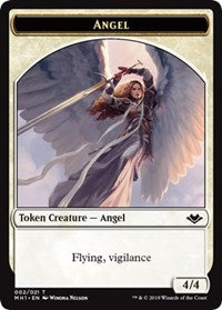 Angel (002) // Elemental (008) Double-Sided Token [Modern Horizons Tokens]