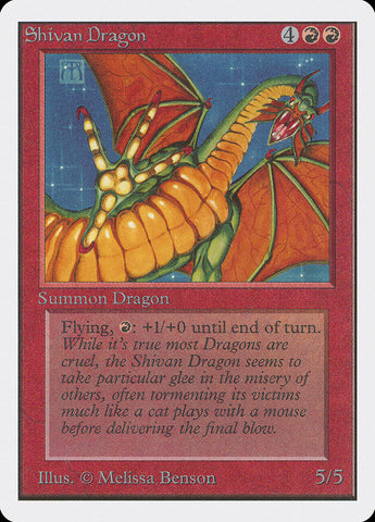 Shivan Dragon [Unlimited Edition]