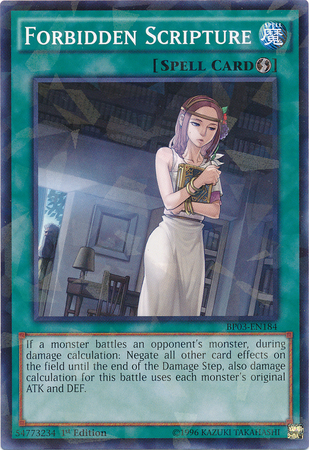 Forbidden Scripture [BP03-EN184] Shatterfoil Rare