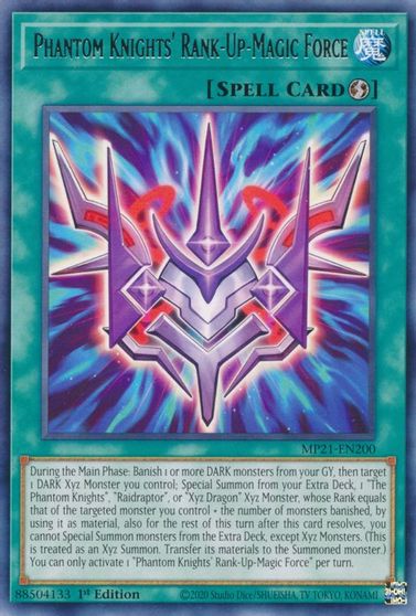 Phantom Knights' Rank-Up-Magic Force [MP21-EN200] Rare