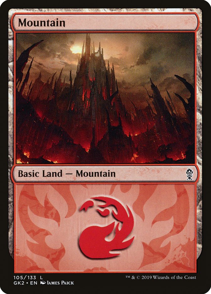 Mountain (105) [Ravnica Allegiance Guild Kit]