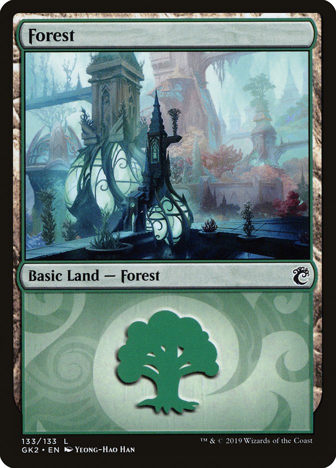 Forest (133) [Ravnica Allegiance Guild Kit]
