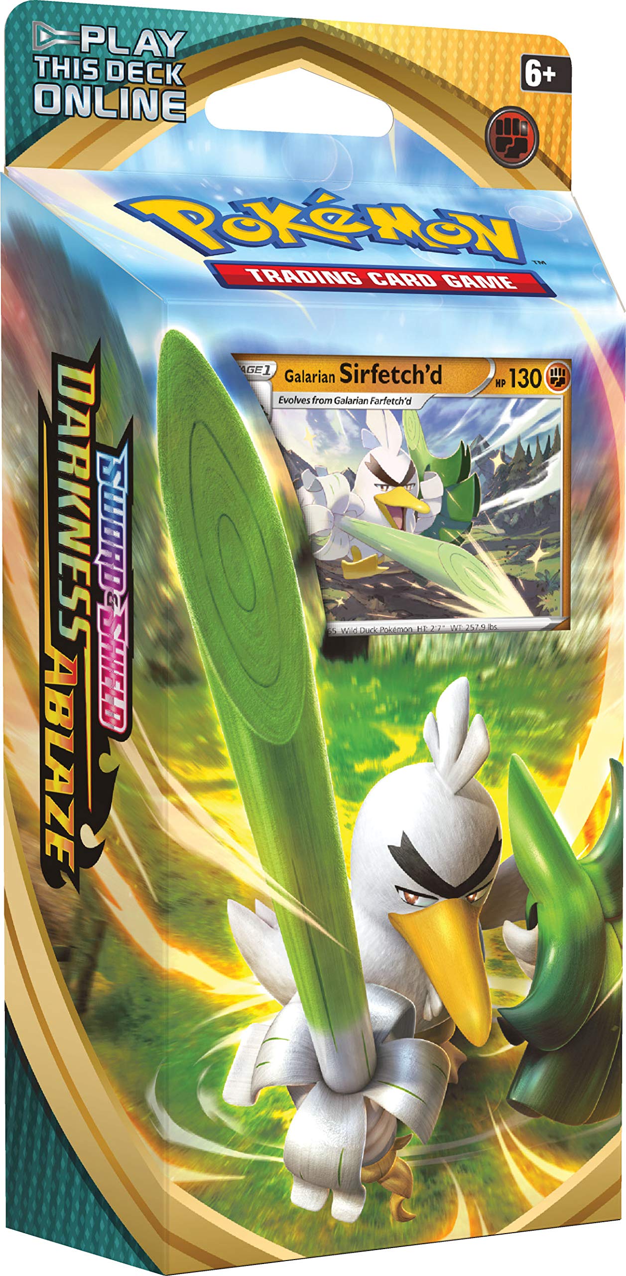 Pokemon TCG Darkness Ablaze Theme Deck Galarian Srifetch'd