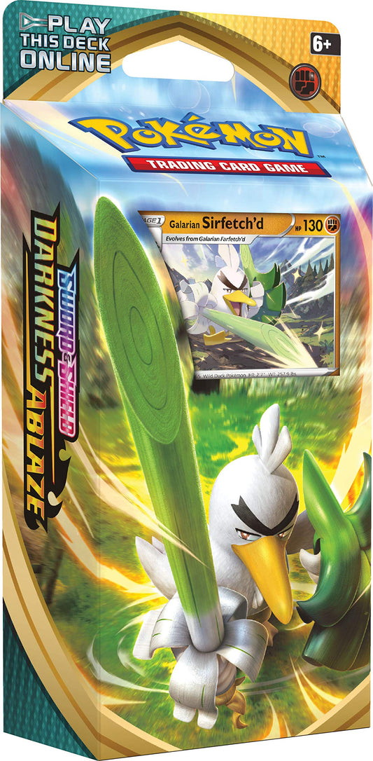 Pokemon TCG Darkness Ablaze Theme Deck Galarian Srifetch'd