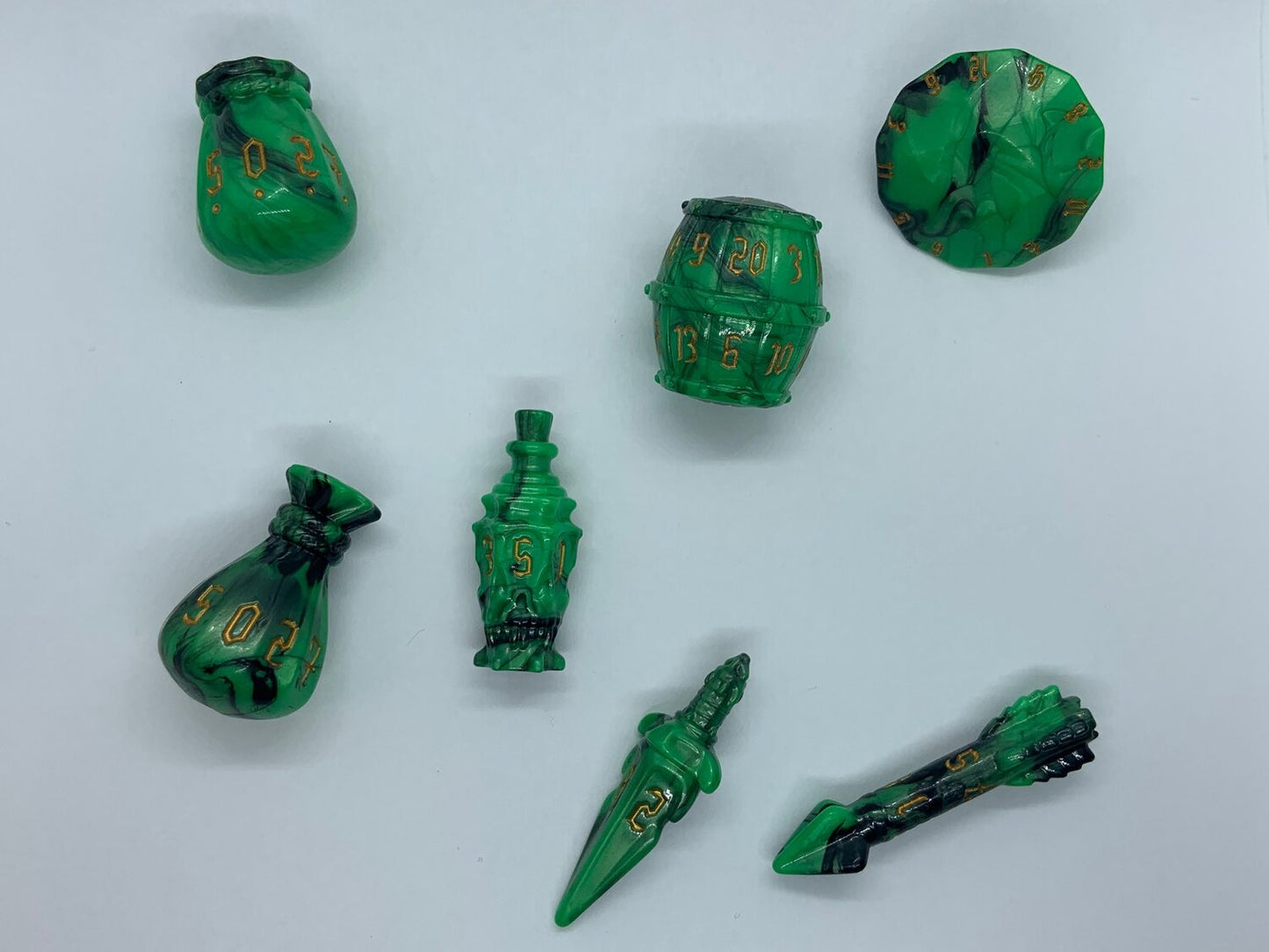 PolyHero Rogue Dice Set - Vicious Venom