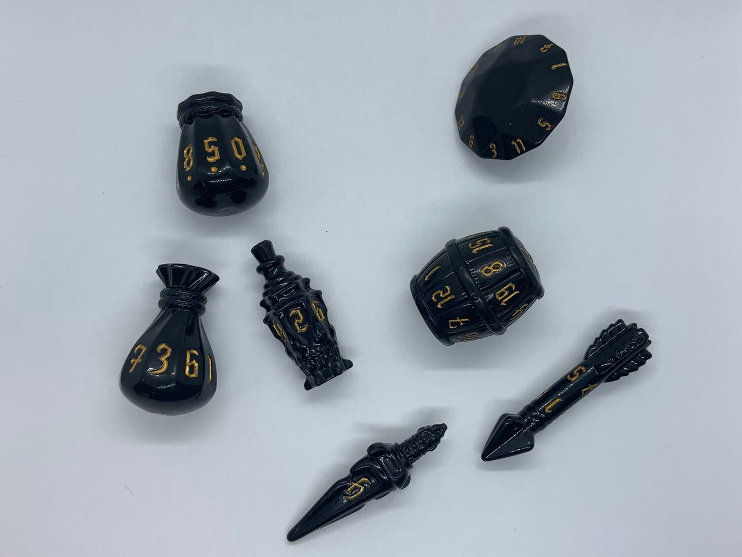 PolyHero Rogue Dice Set - Nightshade
