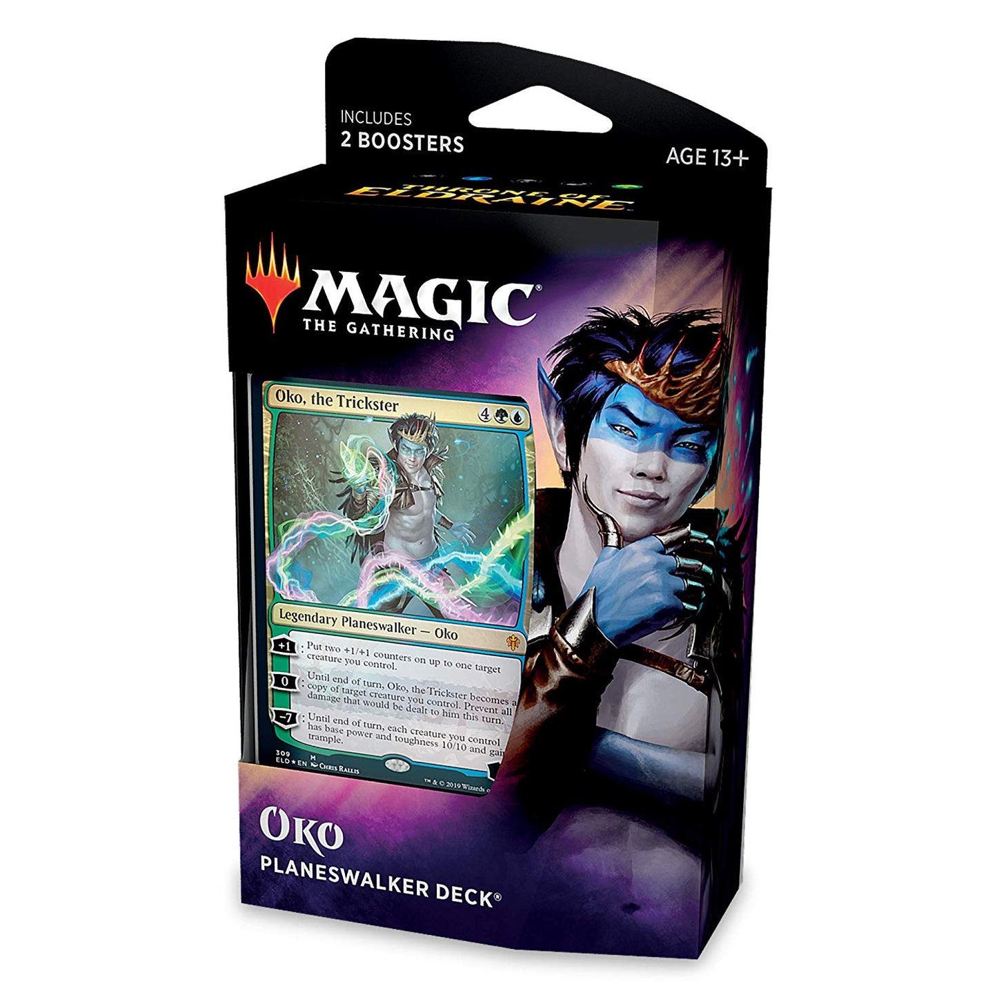Magic: The Gathering Throne of Eldraine Planeswalker Deck - Oko The Trickster