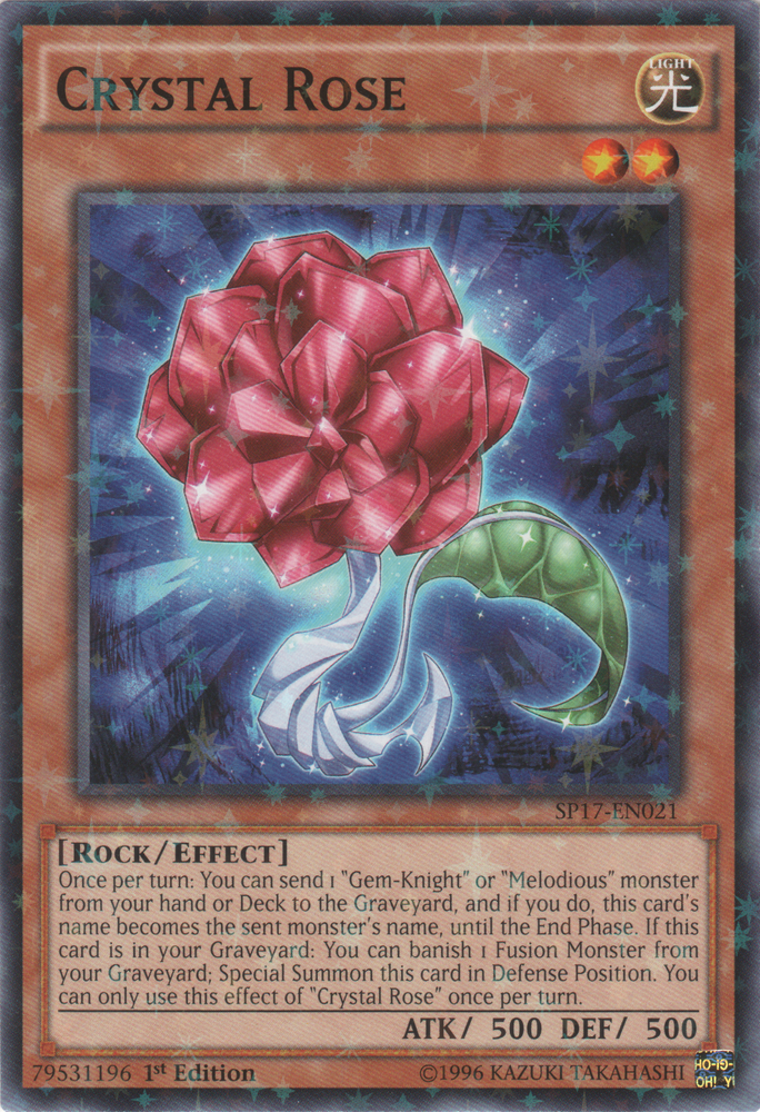 Crystal Rose [SP17-EN021] Starfoil Rare