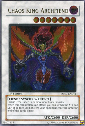 Chaos King Archfiend [TSHD-EN041] Ultimate Rare