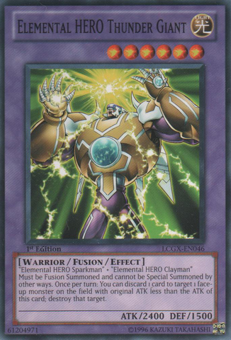 Elemental HERO Thunder Giant [LCGX-EN046] Common