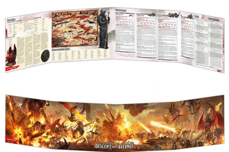 D&D Descent Into Avernus DM Screen