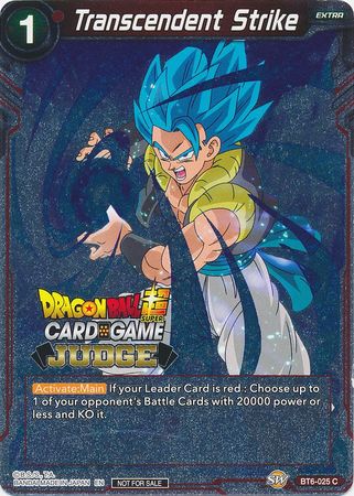Transcendent Strike (BT6-025) [Judge Promotion Cards]