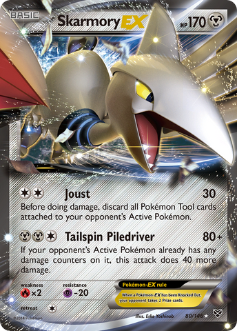 Skarmory EX (80/146) [XY: Base Set]