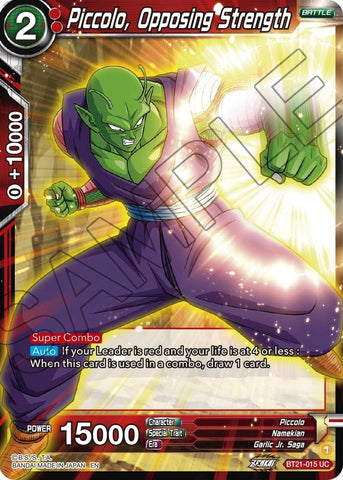Piccolo, Opposing Strength (BT21-015) [Wild Resurgence]