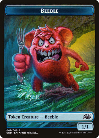 Beeble // Dragon Double-Sided Token [Unsanctioned Tokens]