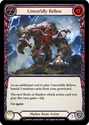 Unworldly Bellow (Red) [U-MON150] (Monarch Unlimited)  Unlimited Normal