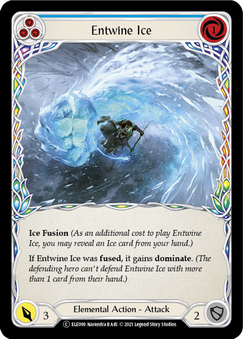Entwine Ice (Blue) [U-ELE099] (Tales of Aria Unlimited)  Unlimited Rainbow Foil