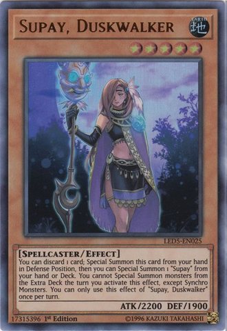 Supay, Duskwalker [LED5-EN025] Ultra Rare