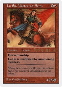 Lu Bu, Master-at-Arms (Japan 4/29/99) [Prerelease Events]