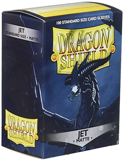 Dragon Shield 100 Standard Matte Sleeves - Jet